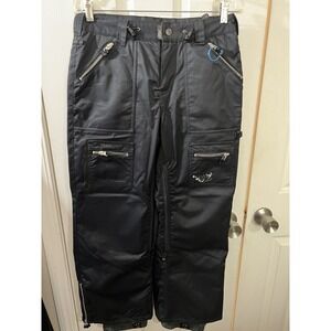 ROXY Womens Ski Snow Snowboard Pants Size S Black Padded‎ 5000 Vented Legs
